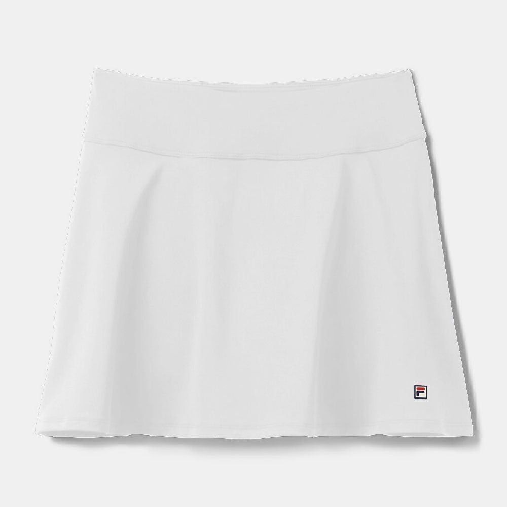 Fila Essentials Long Flirty Skirt White Size XS NWT